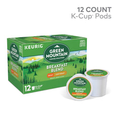 Green Mountain K-Cup top view emphasizing sealed freshness and convenience