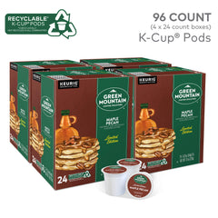 Close-up of a single Green Mountain Coffee Roasters K-Cup pod highlighting seal