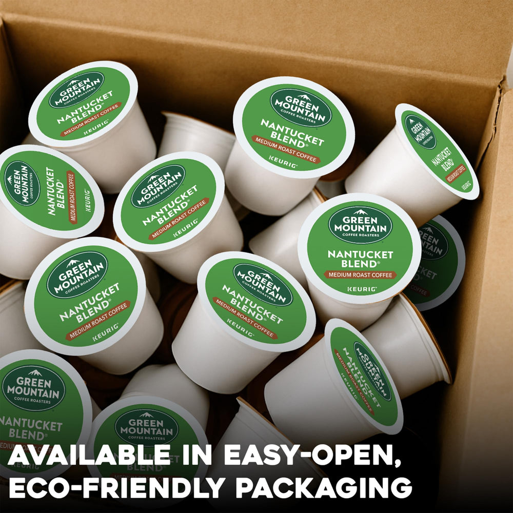 Green Mountain Coffee Roasters six-box layout of 12 pods for easy storage