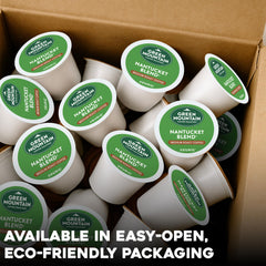 Green Mountain Coffee Roasters six-box layout of 12 pods for easy storage