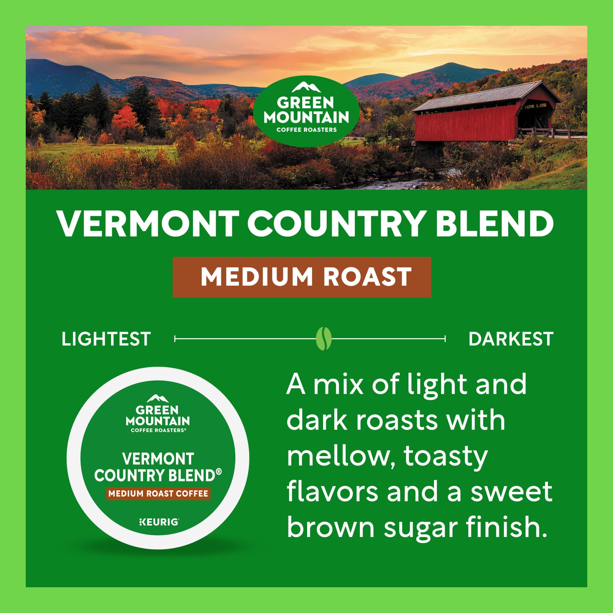 Green Mountain Coffee Roasters pod being peeled showing recyclable benefit