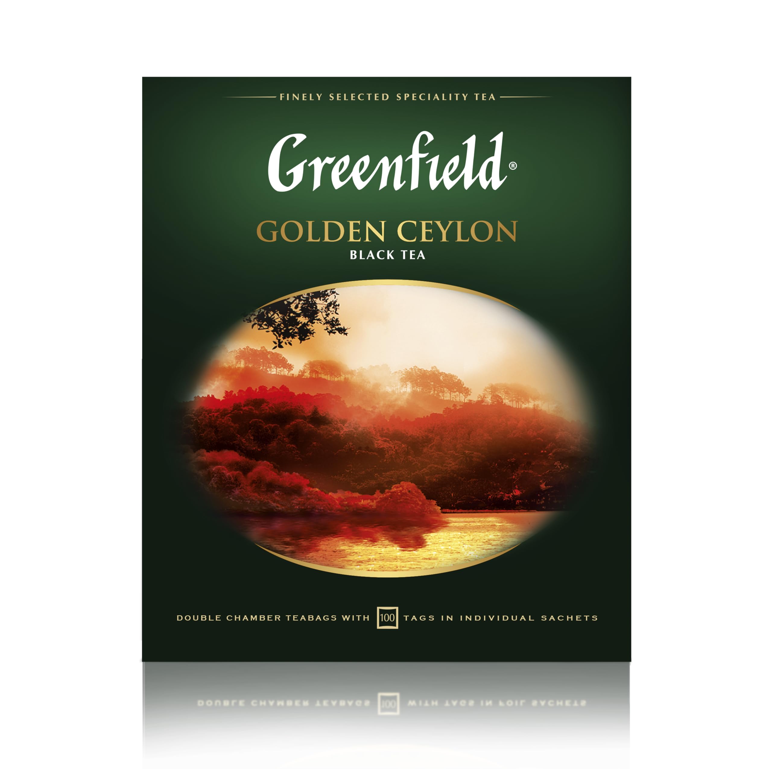 Greenfield front packaging showing 100-count box and premium branding benefit freshness