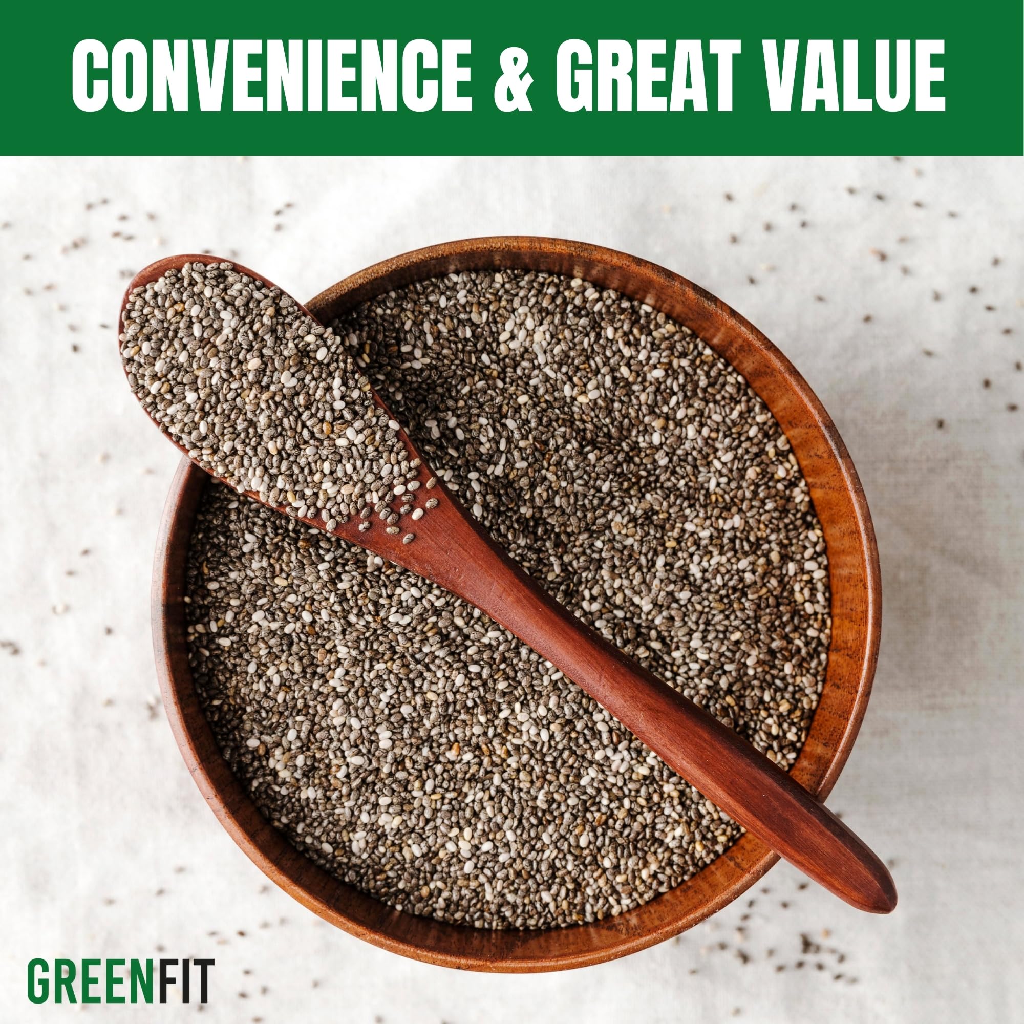 Greenfit bag beside a kitchen scale showing 25 lb size comparison