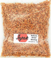 Greenlike dried small shrimp front packaging showing product and convenient 3oz size