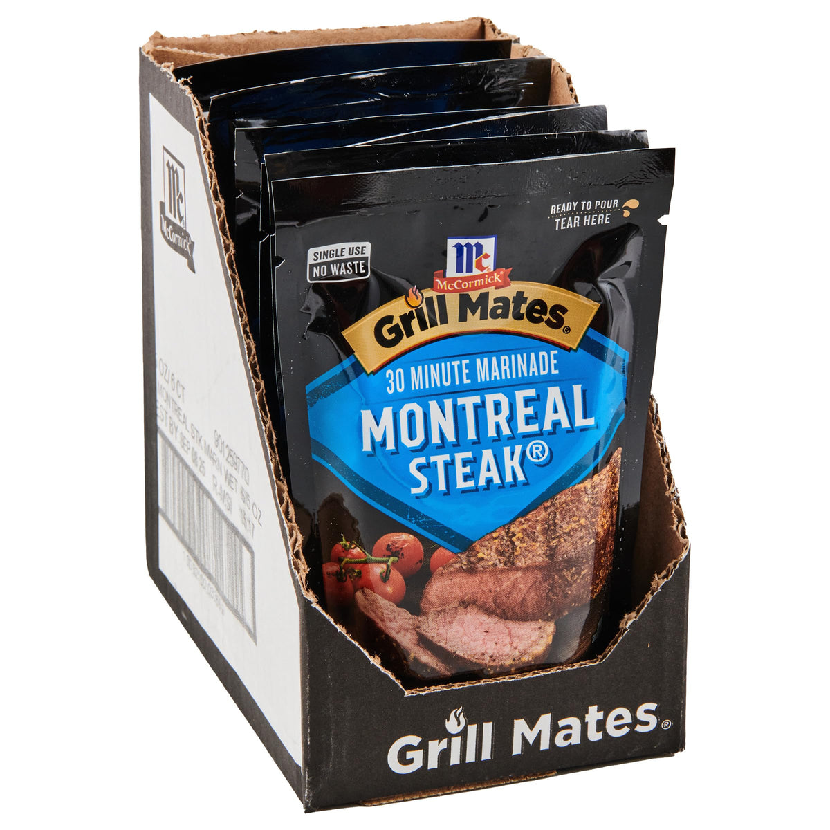 Grill Mates pouch front packaging showing brand and marinade