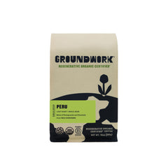 Groundwork front packaging showing organic label and bag design for clear identification