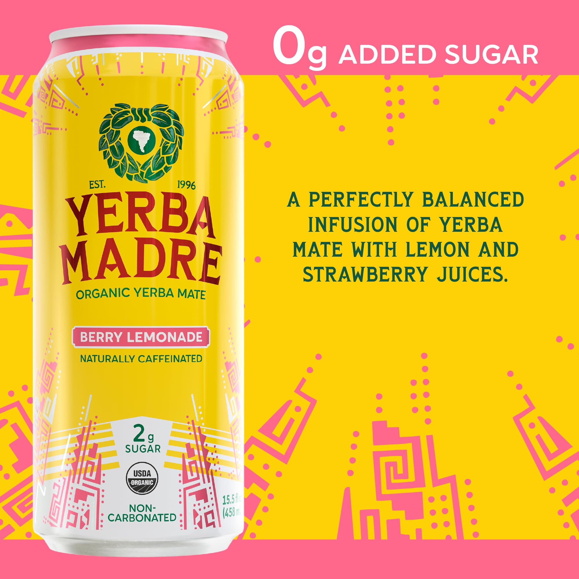 Guayaki can pouring into a chilled glass demonstrating ready-to-drink convenience and smooth taste