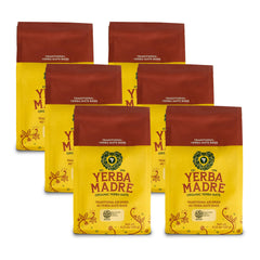 Guayaki front packaging showing Yerba Madre tea bags and organic badge benefits