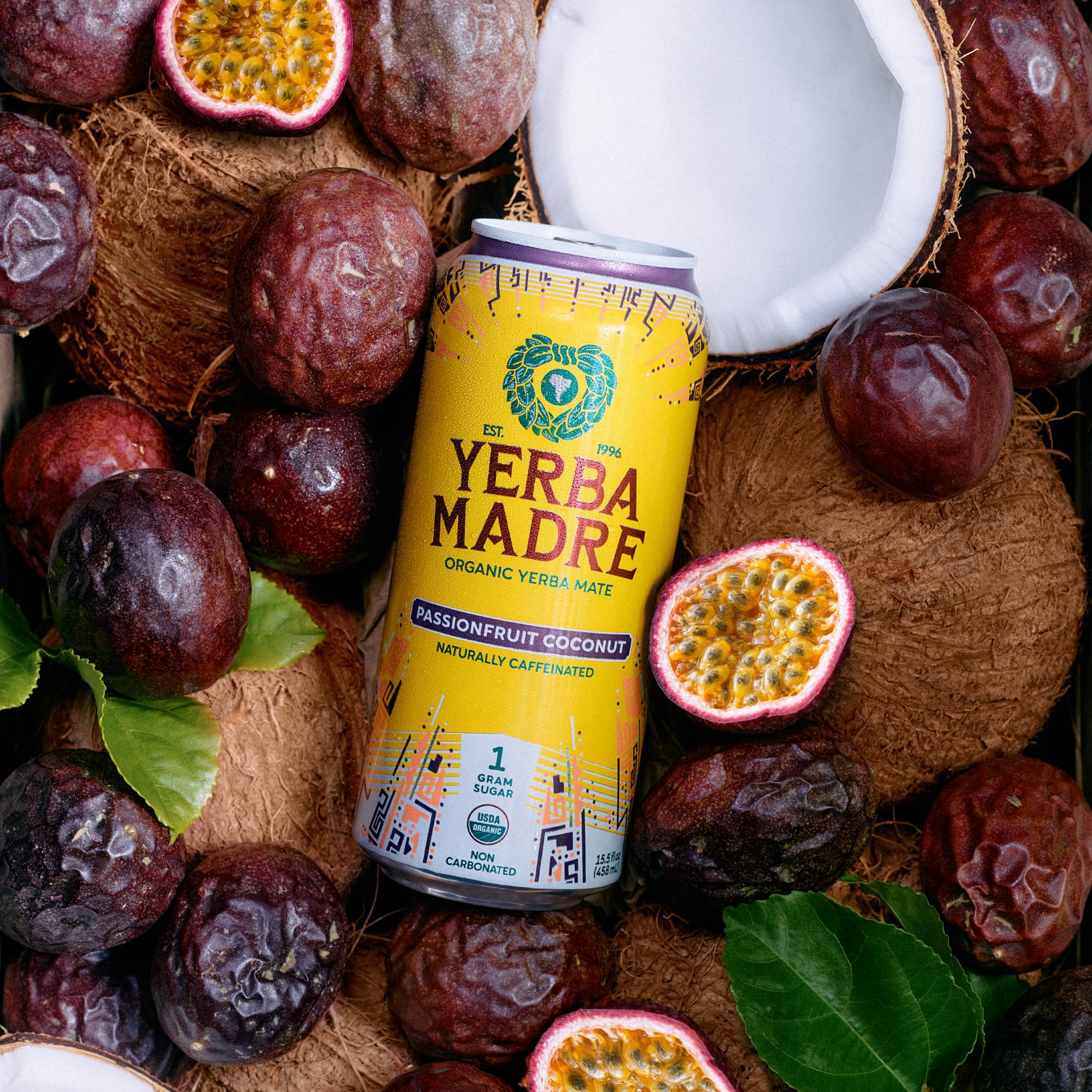 Guayaki Yerba Madre being poured into a glass for a refreshing, ready-to-drink experience