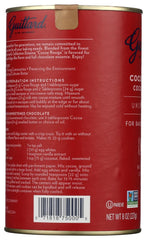Guittard close-up of finely milled rouge red Dutch cocoa highlighting smooth texture