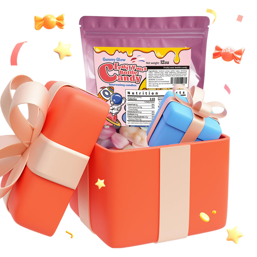 Gummy Glow candy dipped in chocolate showing customizable serving idea