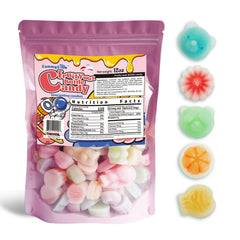 Gummy Glow front packaging showing bulk 12oz bag and branding benefit