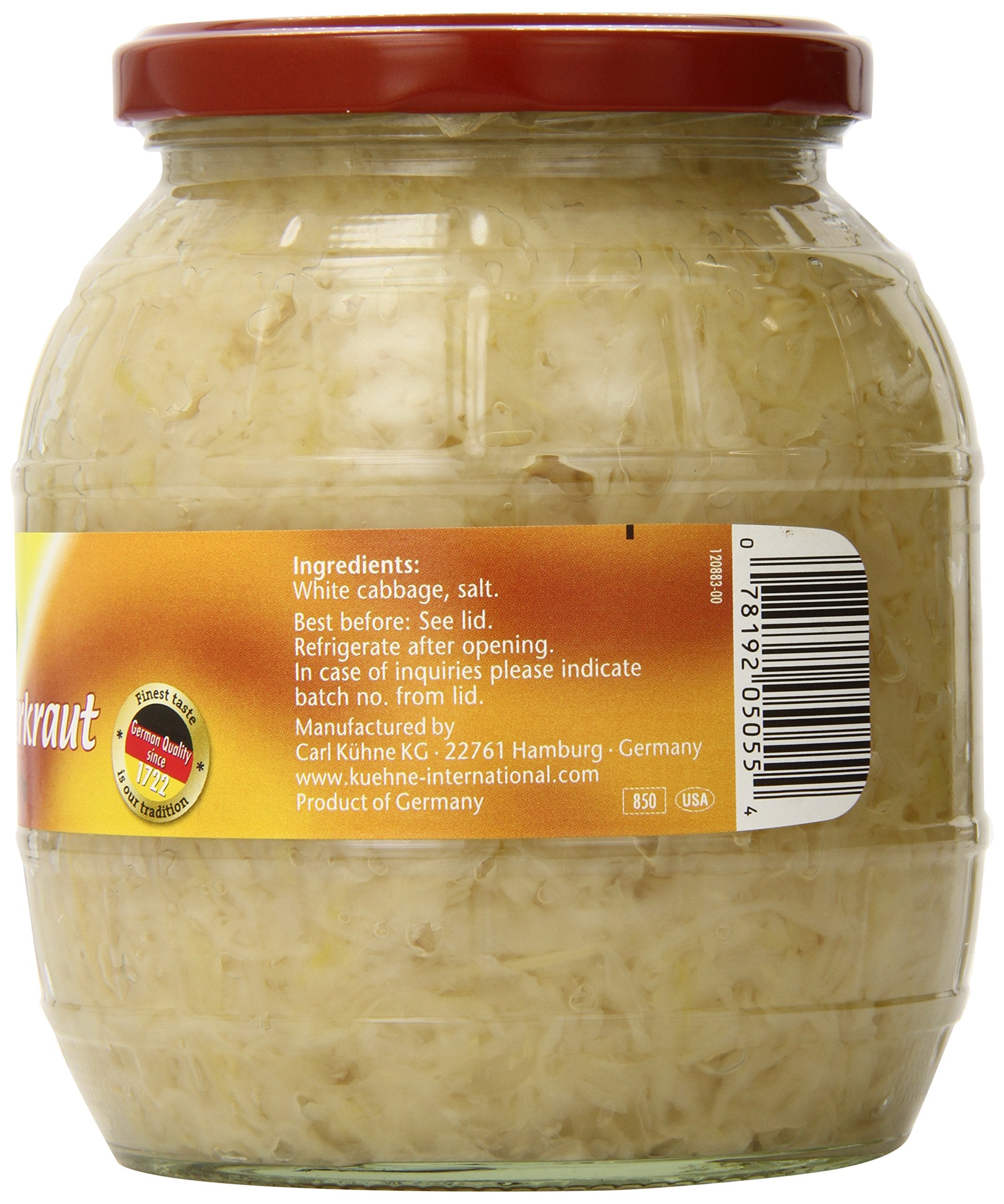 Gundelsheim close-up of shredded cabbage texture, highlighting tender fruity taste benefit