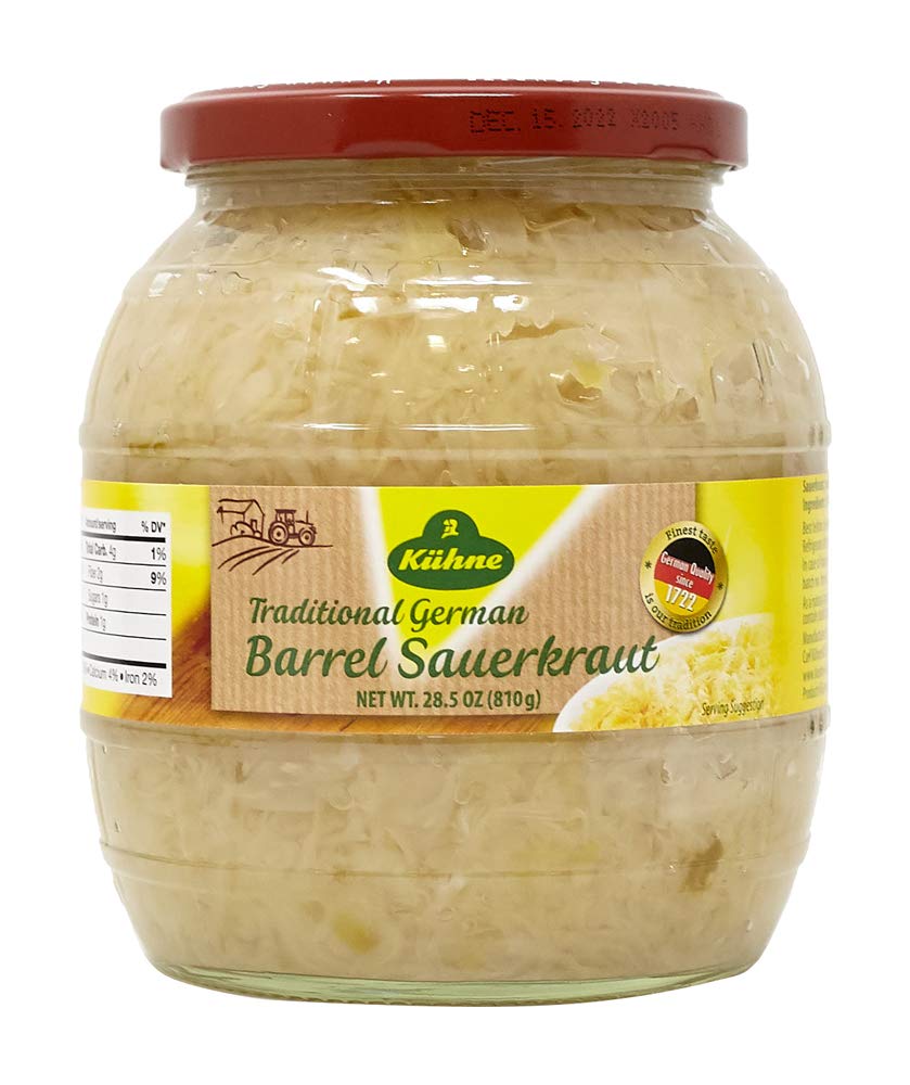 Gundelsheim jar front label showing brand and 28.5 oz size, clear pantry-ready benefit