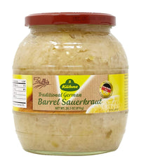 Gundelsheim jar front label showing brand and 28.5 oz size, clear pantry-ready benefit