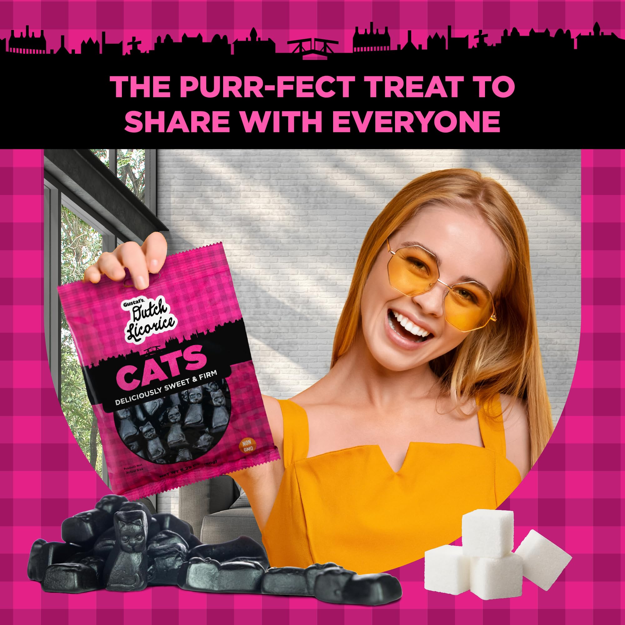 Gustaf's candies in a bowl as a snack for sharing and parties