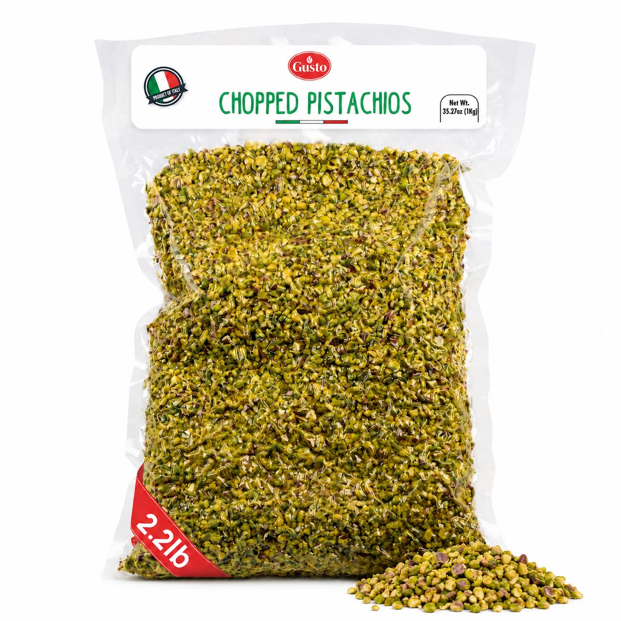 GUSTO ETNA front packaging showing 35.3 oz bag and product benefits