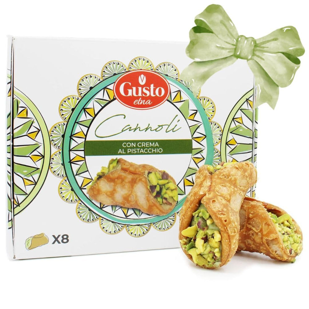 GUSTO ETNA gift box front view showing elegant packaging and easy gifting