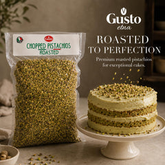 GUSTO ETNA chopped pistachios in a bowl ready to use in recipes