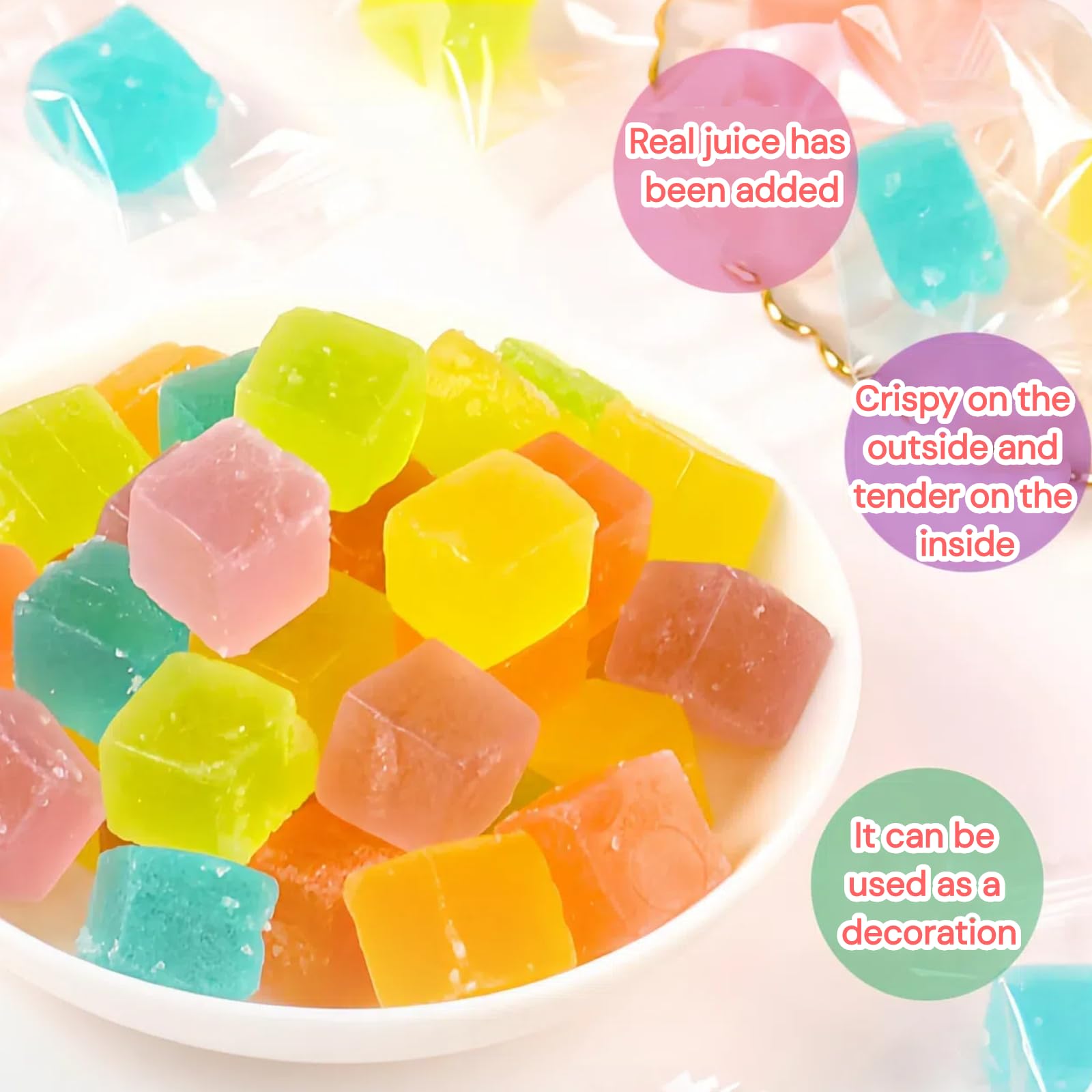 GXXDMZAQ closeup gemstone texture highlights crunchy crystal shell