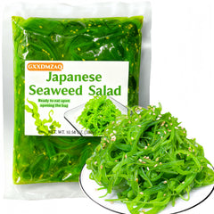 GXXDMZAQ front packaging showing ready-to-eat wakame and convenience