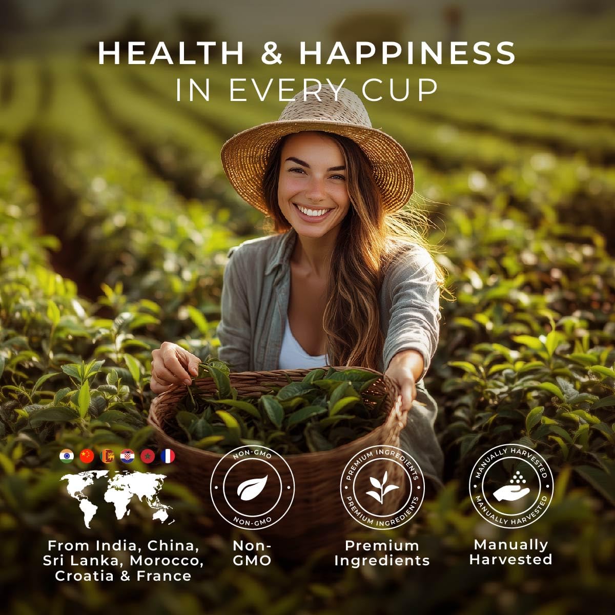 Gya Tea Co lifestyle kitchen scene illustrating easy single-serve brewing at home