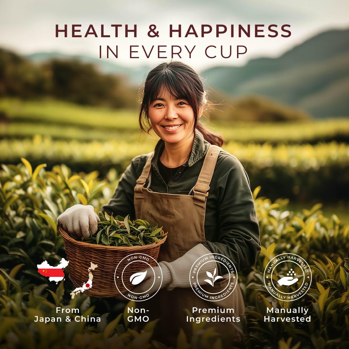 Gya Tea Co pods loaded in single-serve brewer demonstrating quick brew convenience