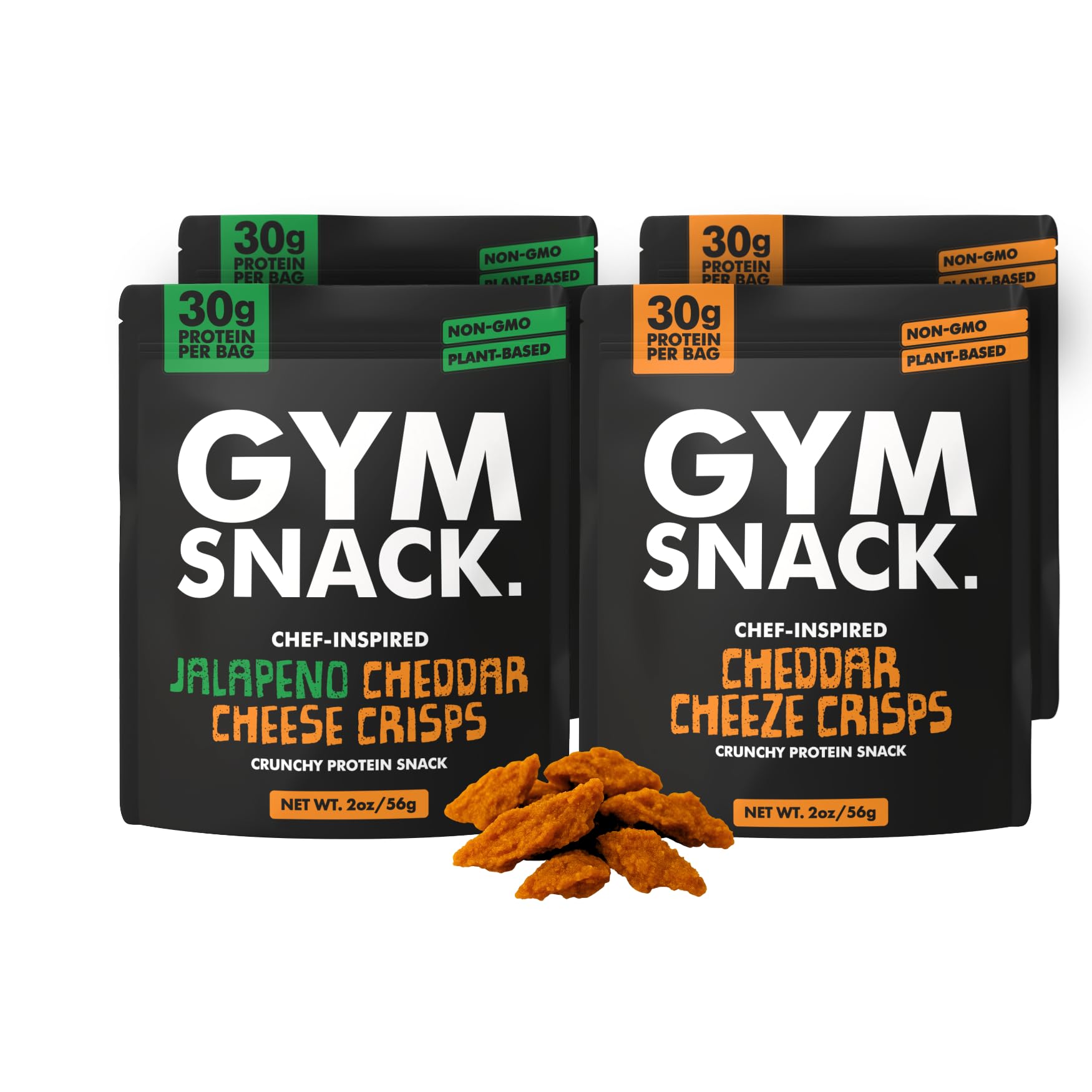 GYM SNACK front packaging showing bold branding and protein count, great for quick grabs