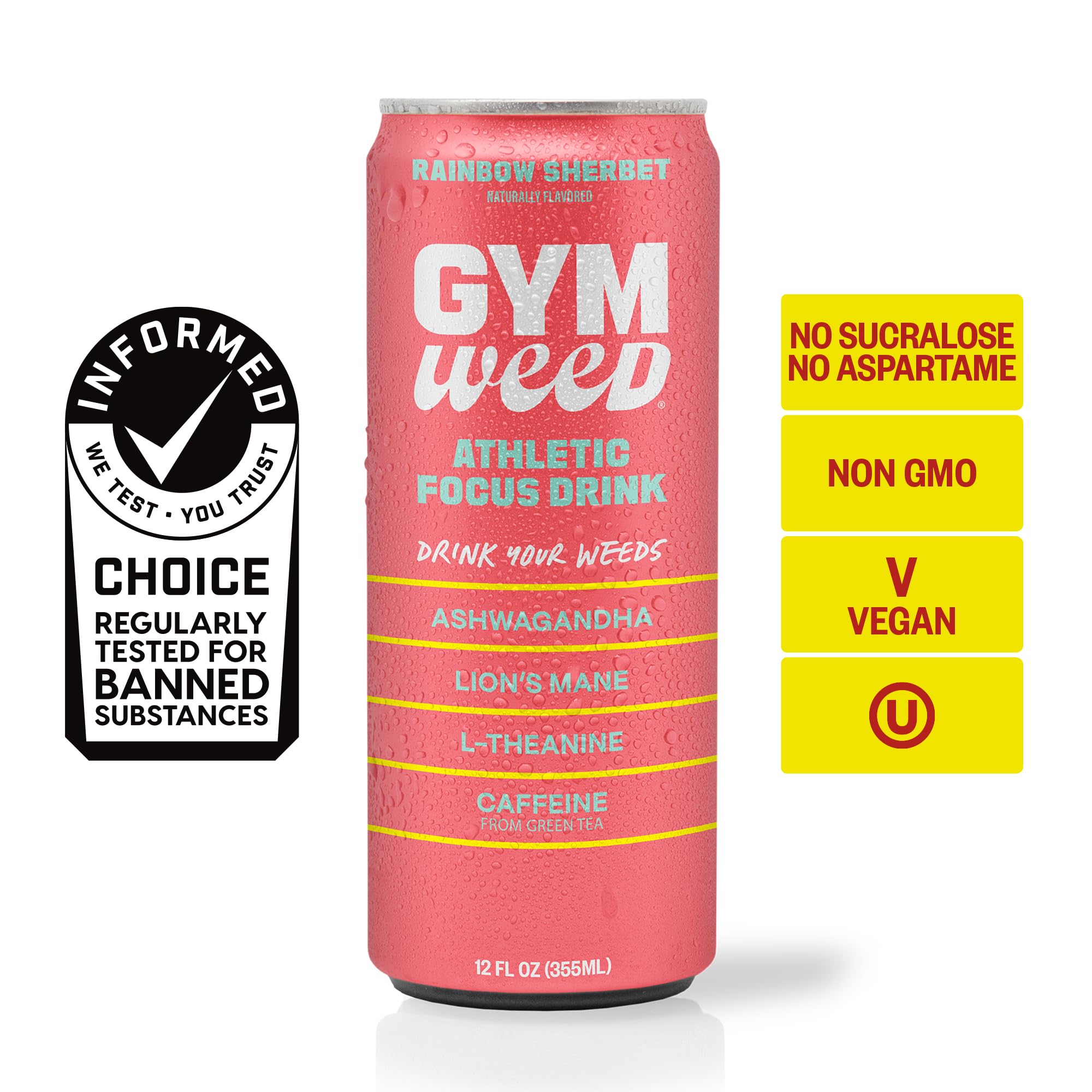 GYM SODA nutrition facts panel and supplement facts for ingredient transparency