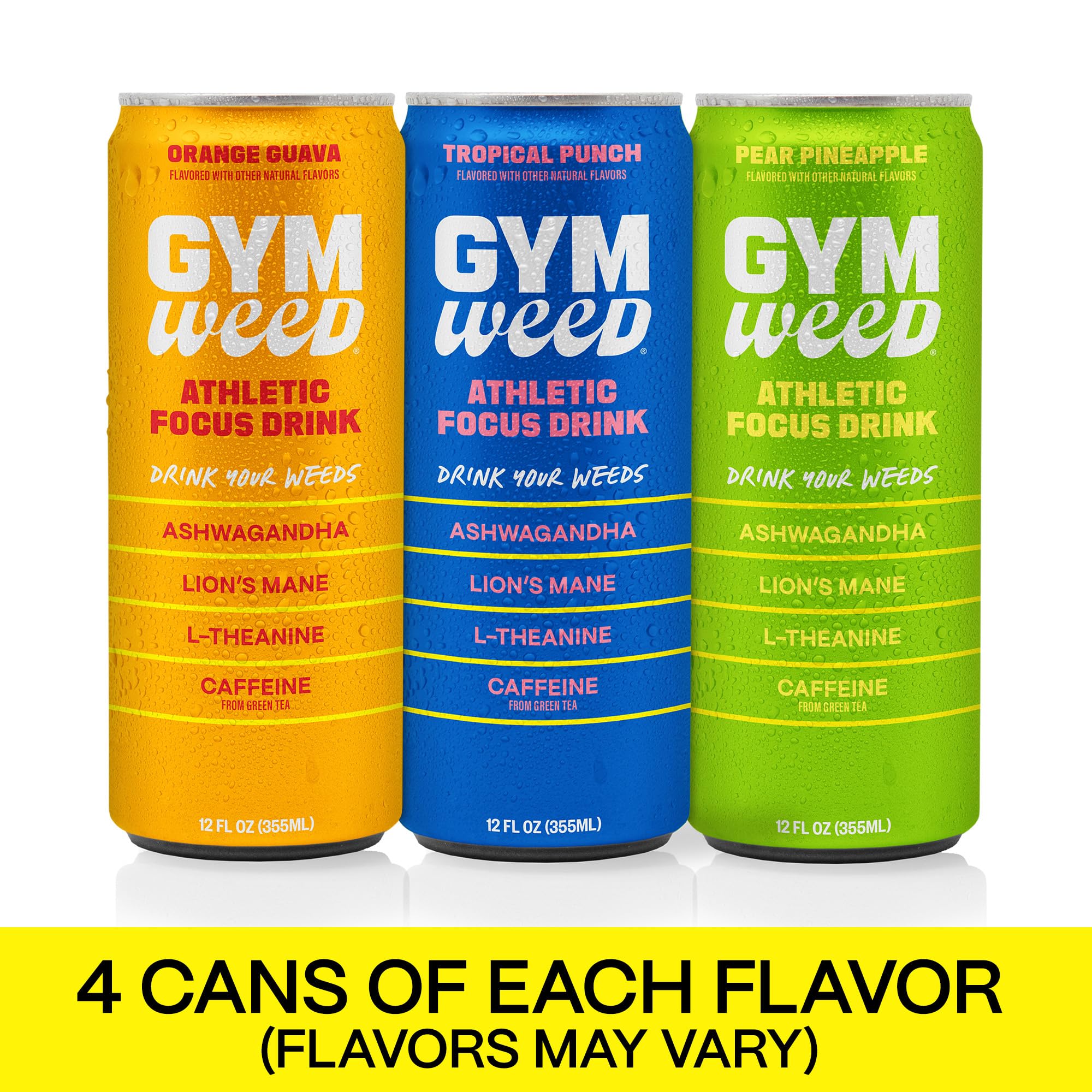 GYM SODA GYM WEED can held in hand showing real-world size and portability