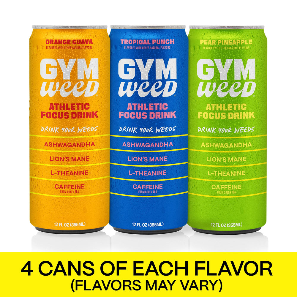 GYM SODA GYM WEED can held in hand showing real-world size and portability