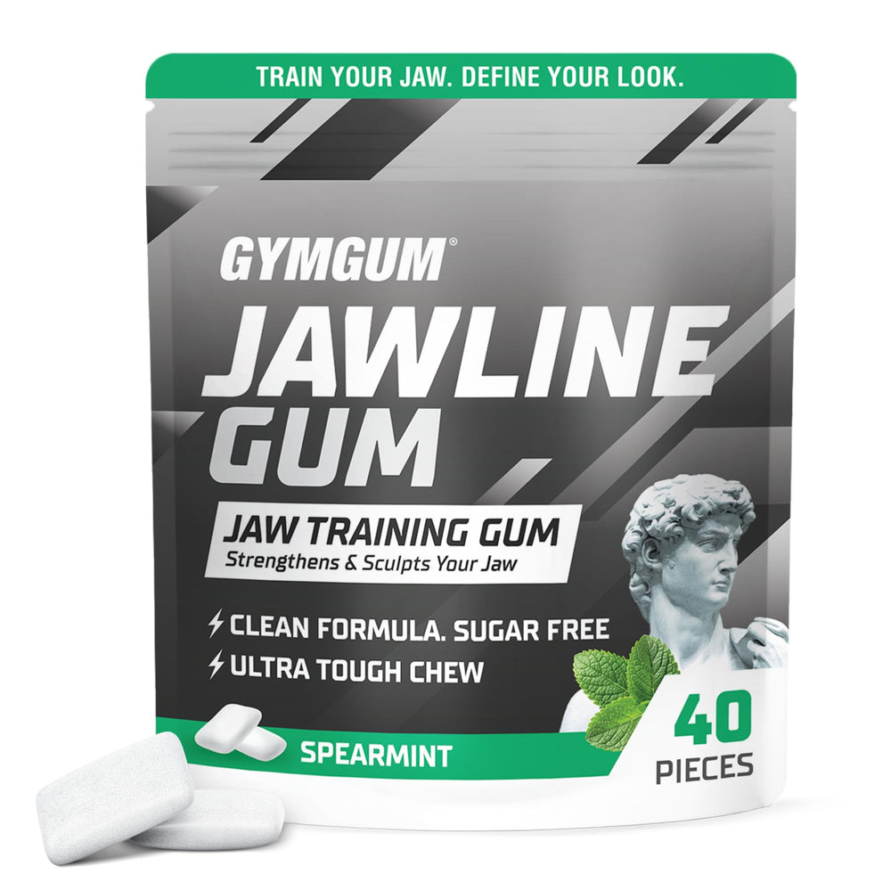 GYMGUM front packaging showing spearmint benefits and training focus