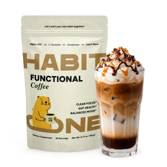 HABIT ONE front packaging showing jar and branding, communicates premium convenience