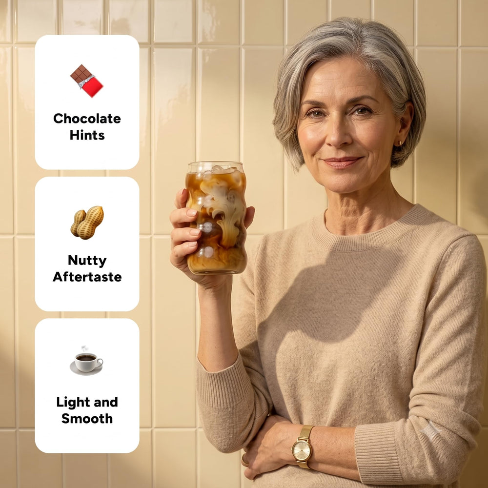 HABIT ONE label and nutritional panel close-up, reveals caffeine amount and ingredient transparency