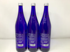 HABP GLOBAL Saratoga glass bottle texture and cap showing seal integrity and reusable design