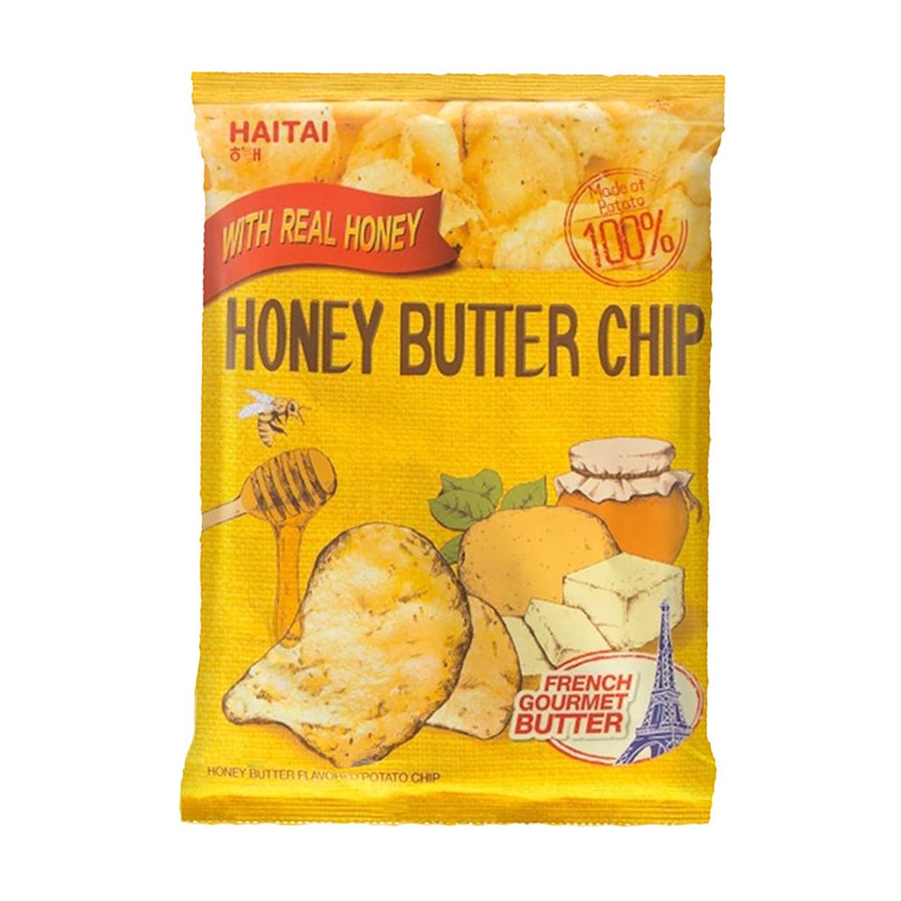 Haitai chips in a bowl on a table showcasing shareable snack