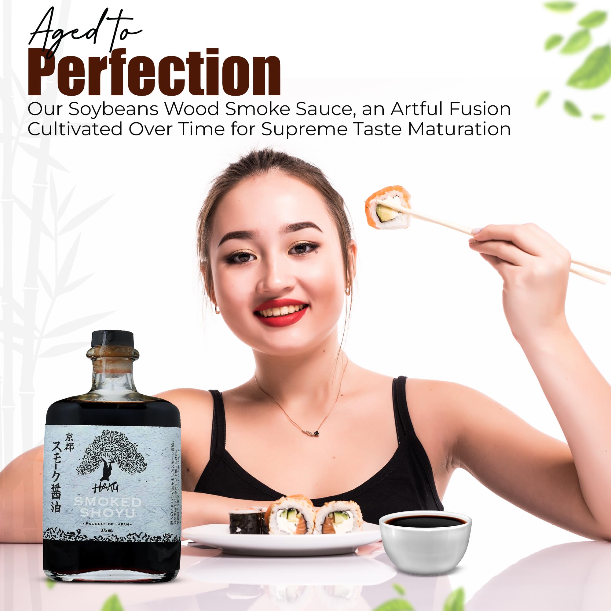 HAKU bottle in kitchen lifestyle showing versatile everyday culinary use benefit