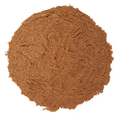 Halo Naturals fine hawthorn powder close-up highlighting smooth texture and mixing ease