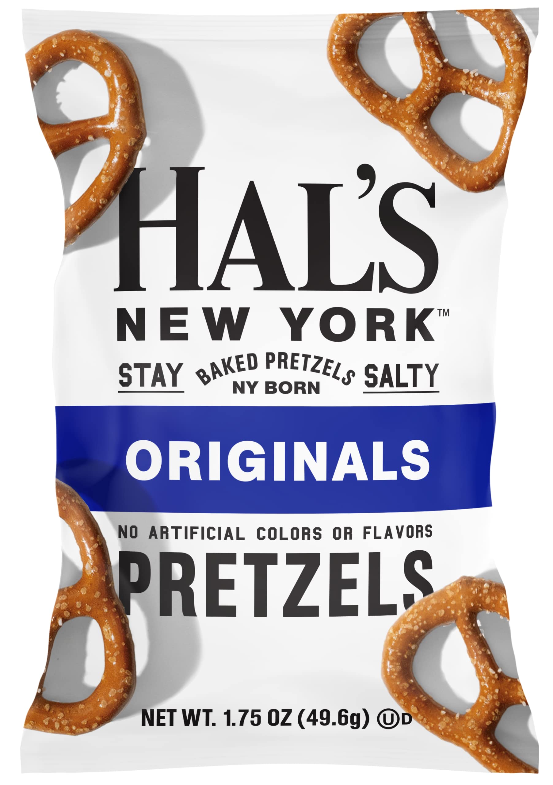 Hal's New York close-up of pretzel crunch highlighting golden baked texture