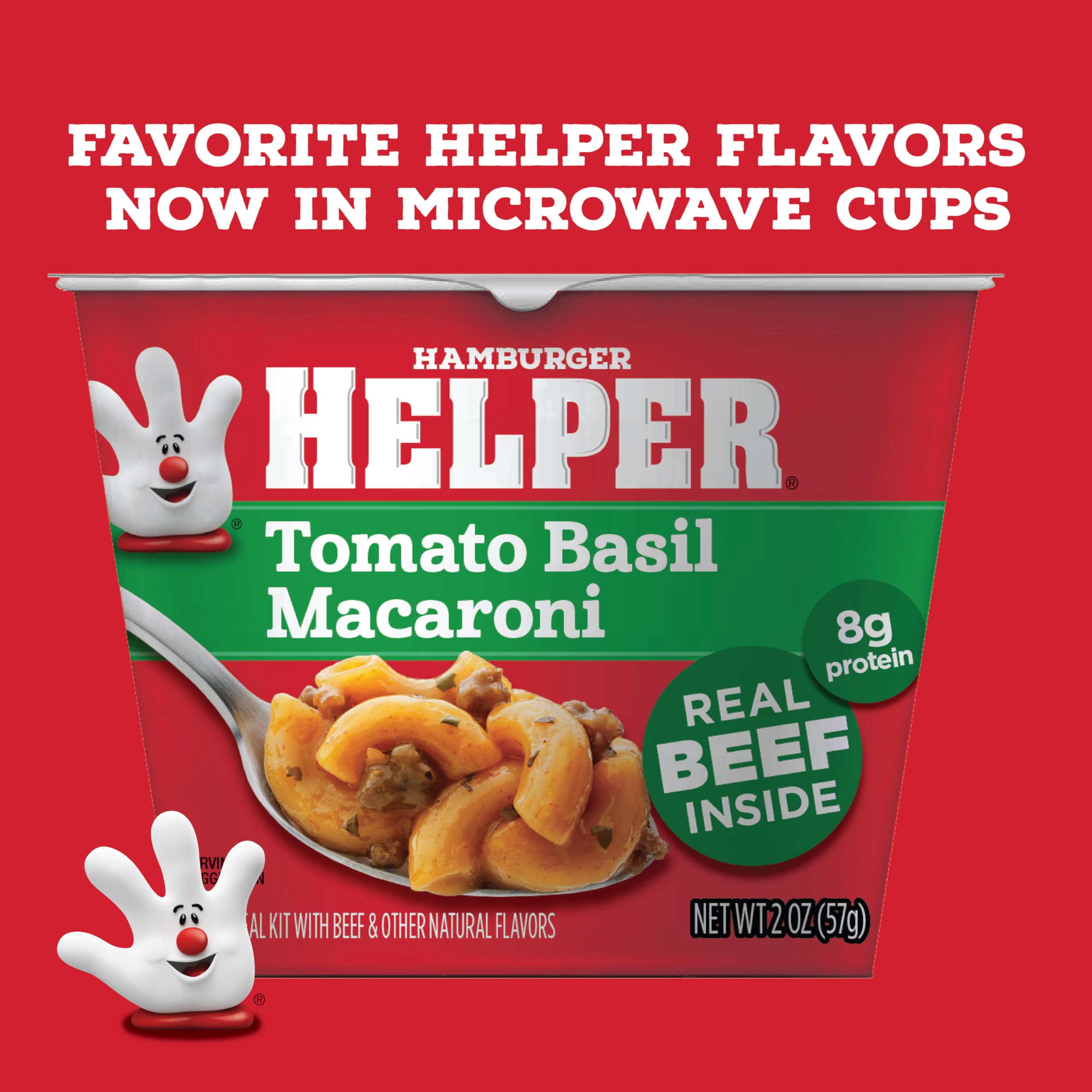 Hamburger Helper served on plate with garnish showing quick meal appeal