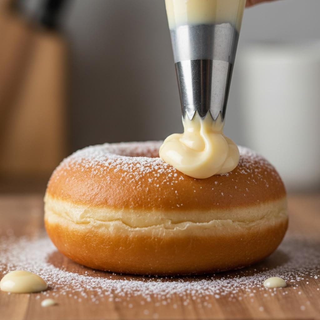 Hampton Distribution squeeze nozzle detail for precise dispensing and faster pastry work