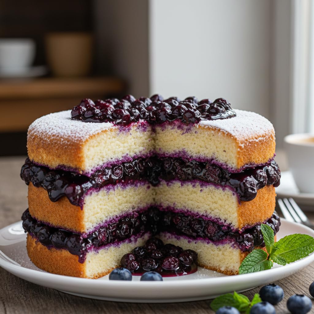 Hampton Distribution close-up of blueberry filling texture showing thick smooth consistency for stable fillings