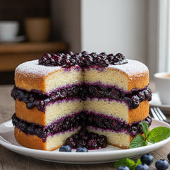 Hampton Distribution close-up of blueberry filling texture showing thick smooth consistency for stable fillings