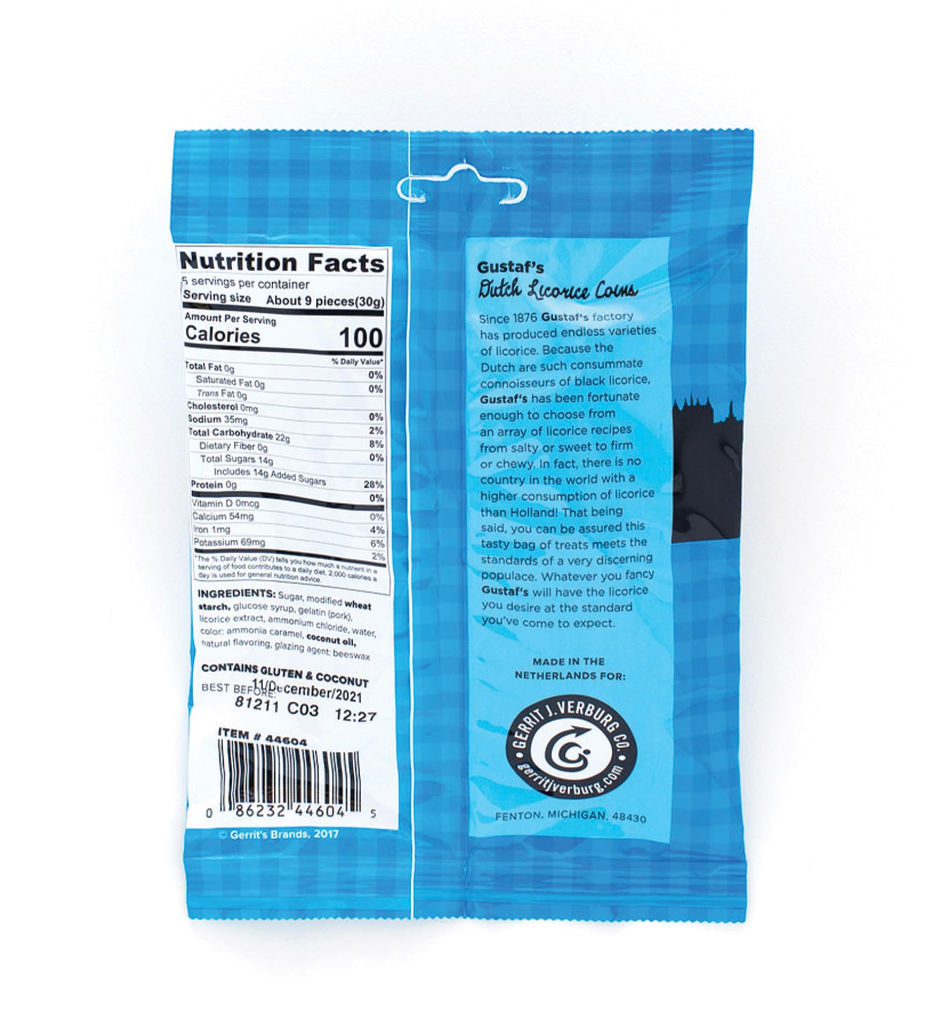 THE HAMPTON CANDY COMPANY licorice coins on a party buffet, attractive themed serving option
