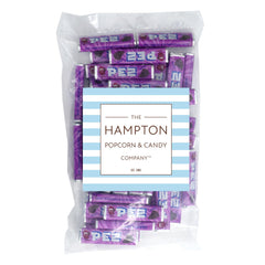 THE HAMPTON CANDY COMPANY close-up of grape candy texture and wrapped pieces for quality