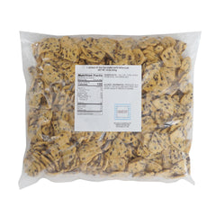 Close-up of Hampton Distribution chip texture with visible flax seeds for crisp bite