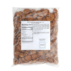 Hampton Distribution close-up of honey roasted sesame chip texture for crunch