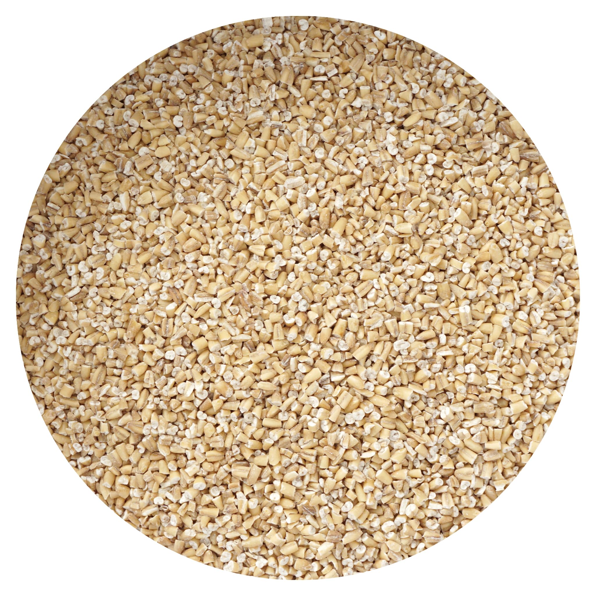 Hampton Distribution front packaging of 3 lb steel cut oats showing product and labeling for easy stocking