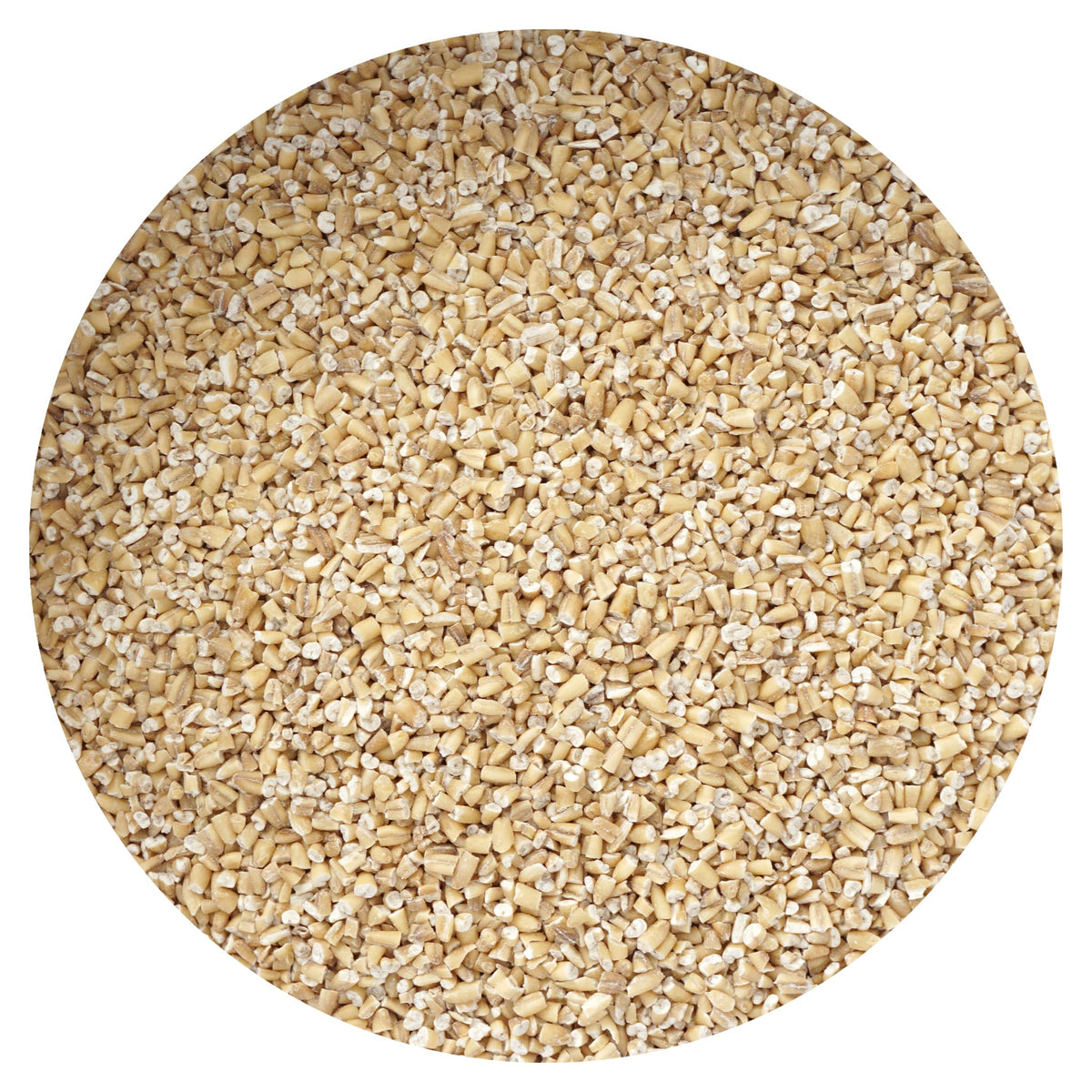 Hampton Distribution front packaging of 3 lb steel cut oats showing product and labeling for easy stocking