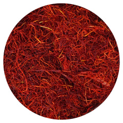 Hampton Distribution tin front view showing premium saffron label and protection benefit